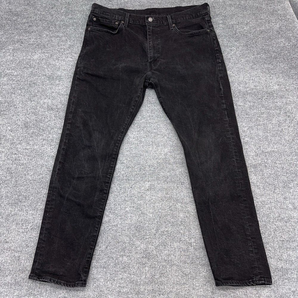 Levi's Premium Jeans Mens 38x32 Black 512 Slim Tapered Big E Modern Stretch